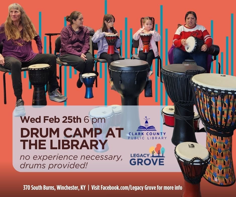Drum Camp at the Clark County Public Library
