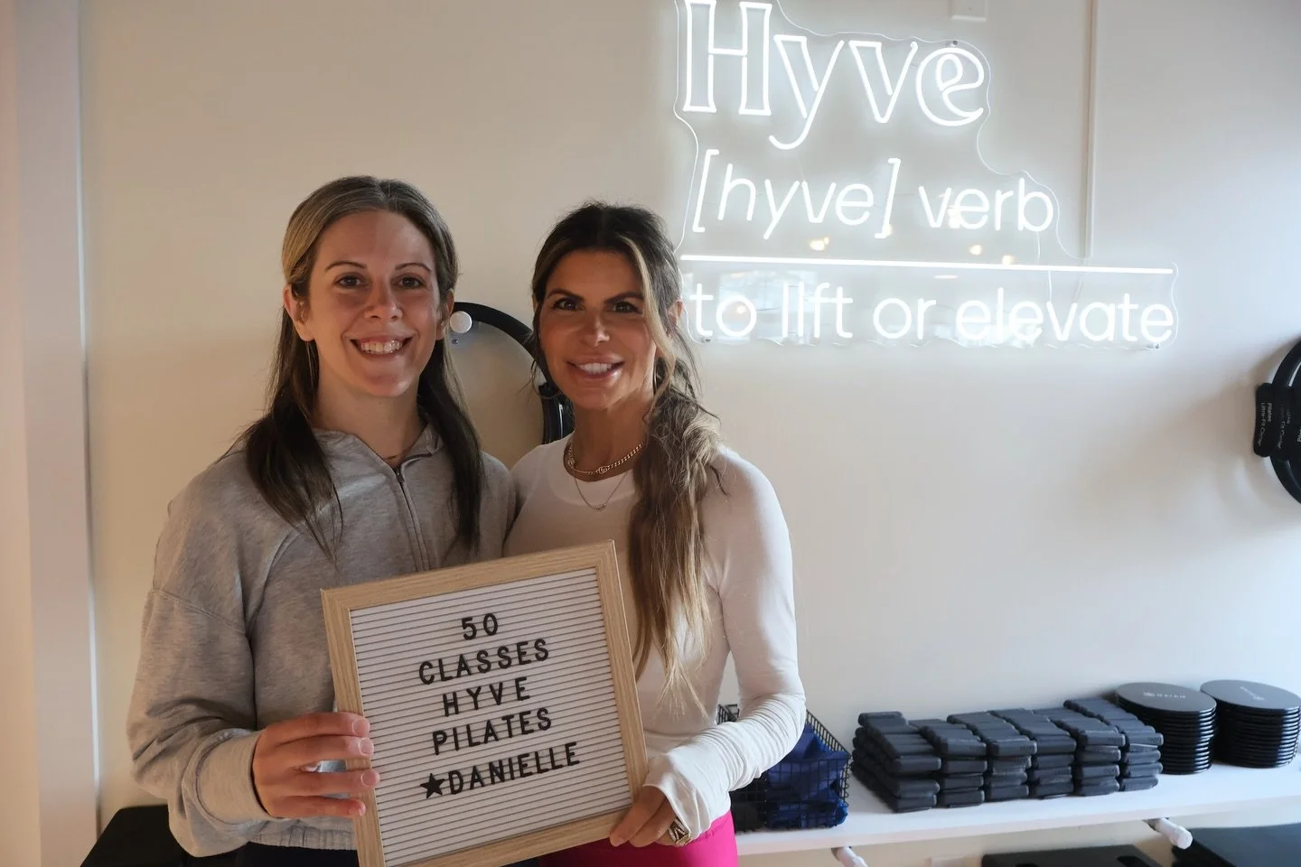 Danielle hit her 50th class with Marlo! Nice!