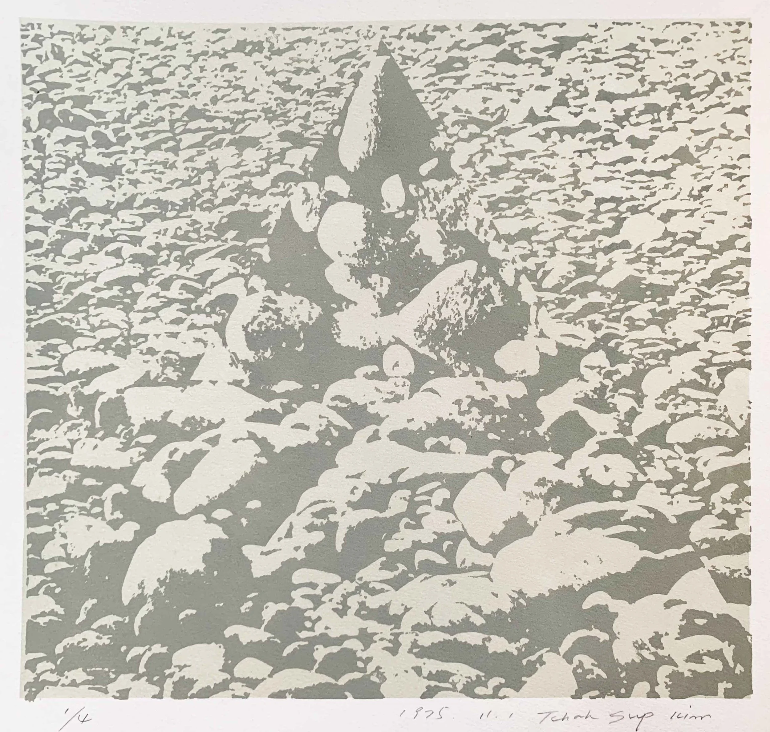 Situation, 1970-75, 55x59.8cm, silk screen