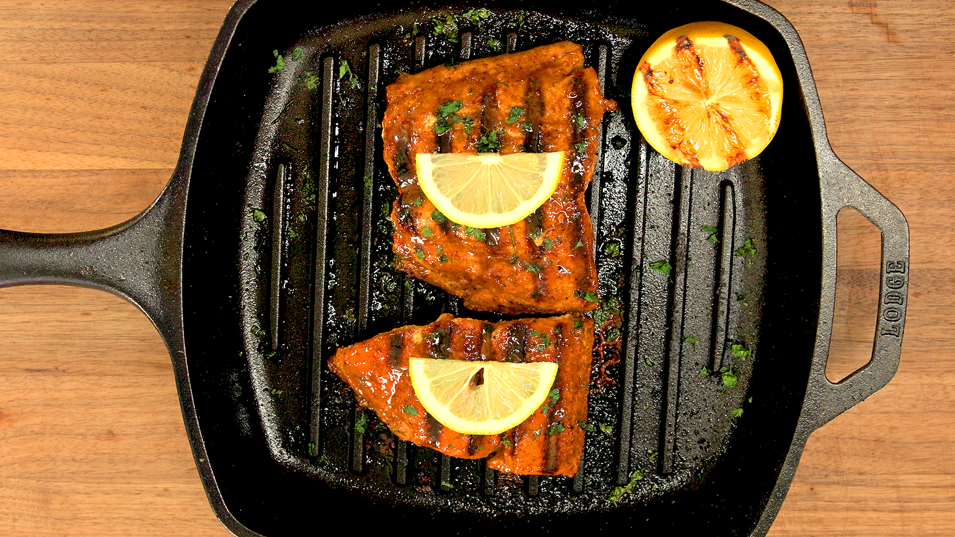 Honey-Cajun King Salmon