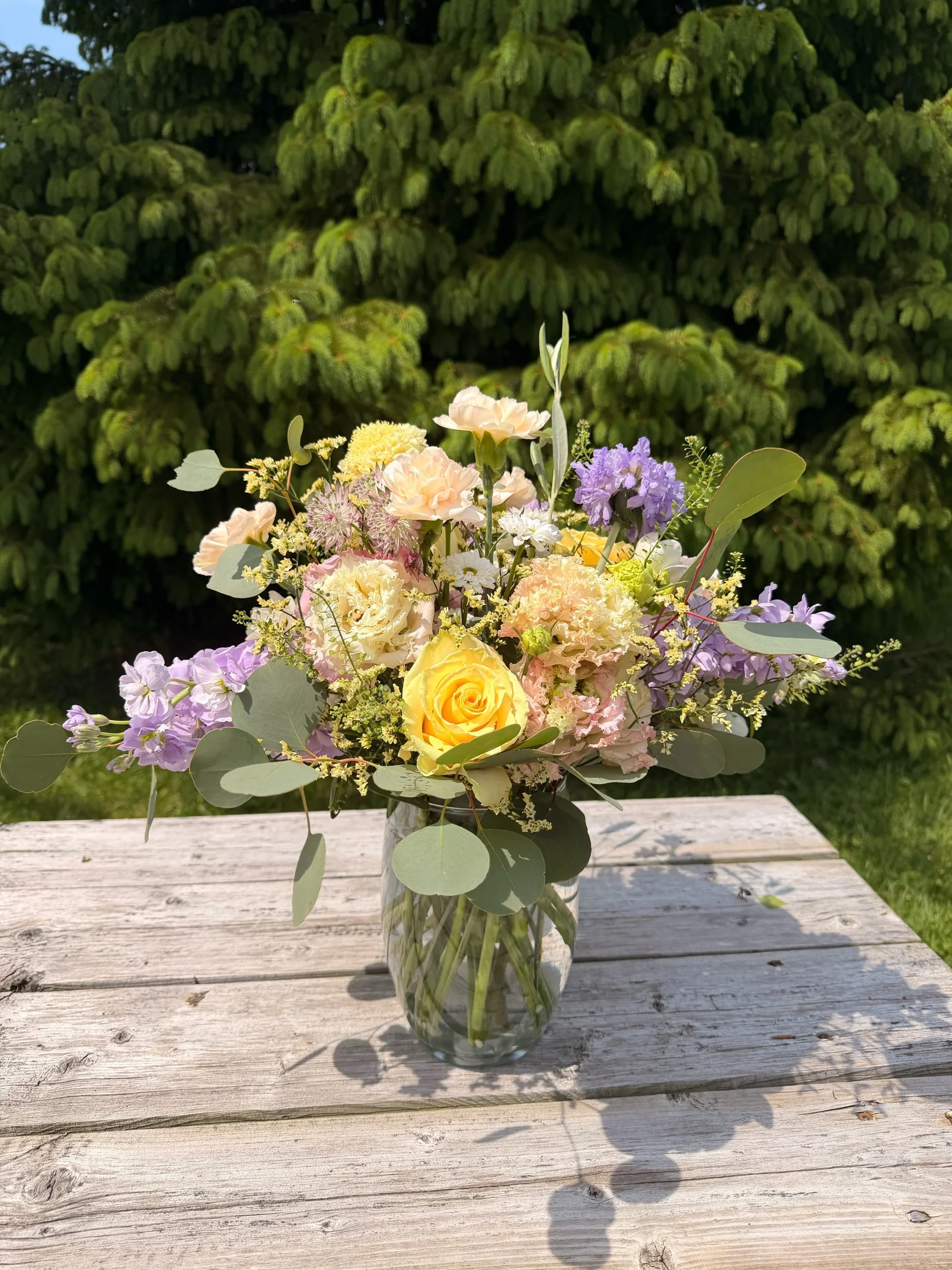Round Vase Arrangement