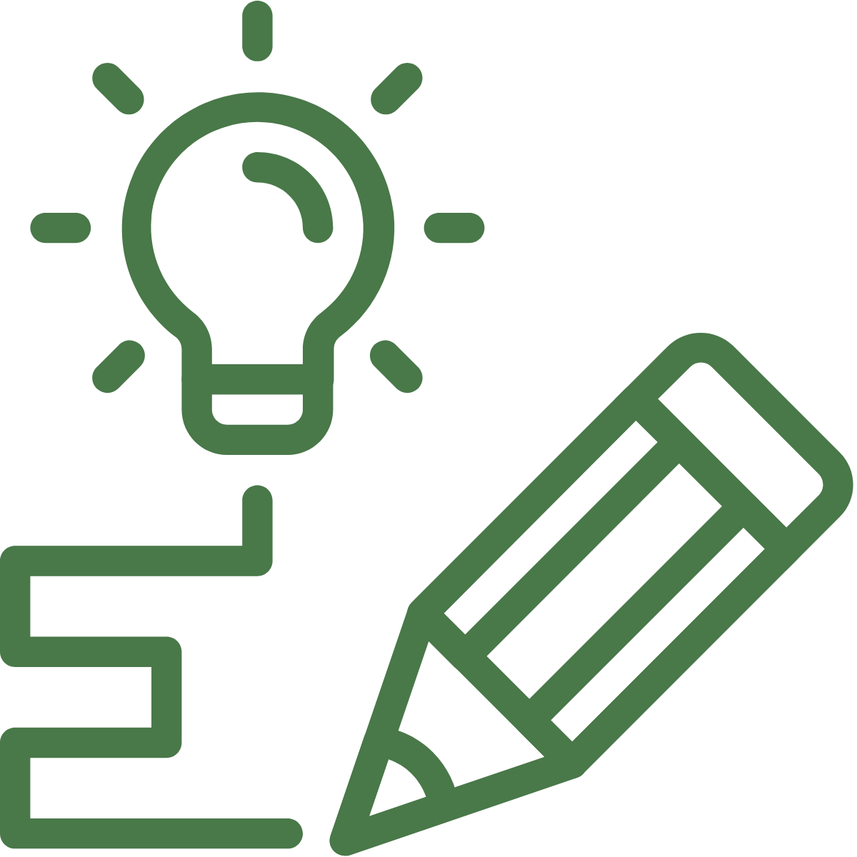 Custom fabrication and engineering icon representing innovative design, problem-solving, and tailored manufacturing solutions.