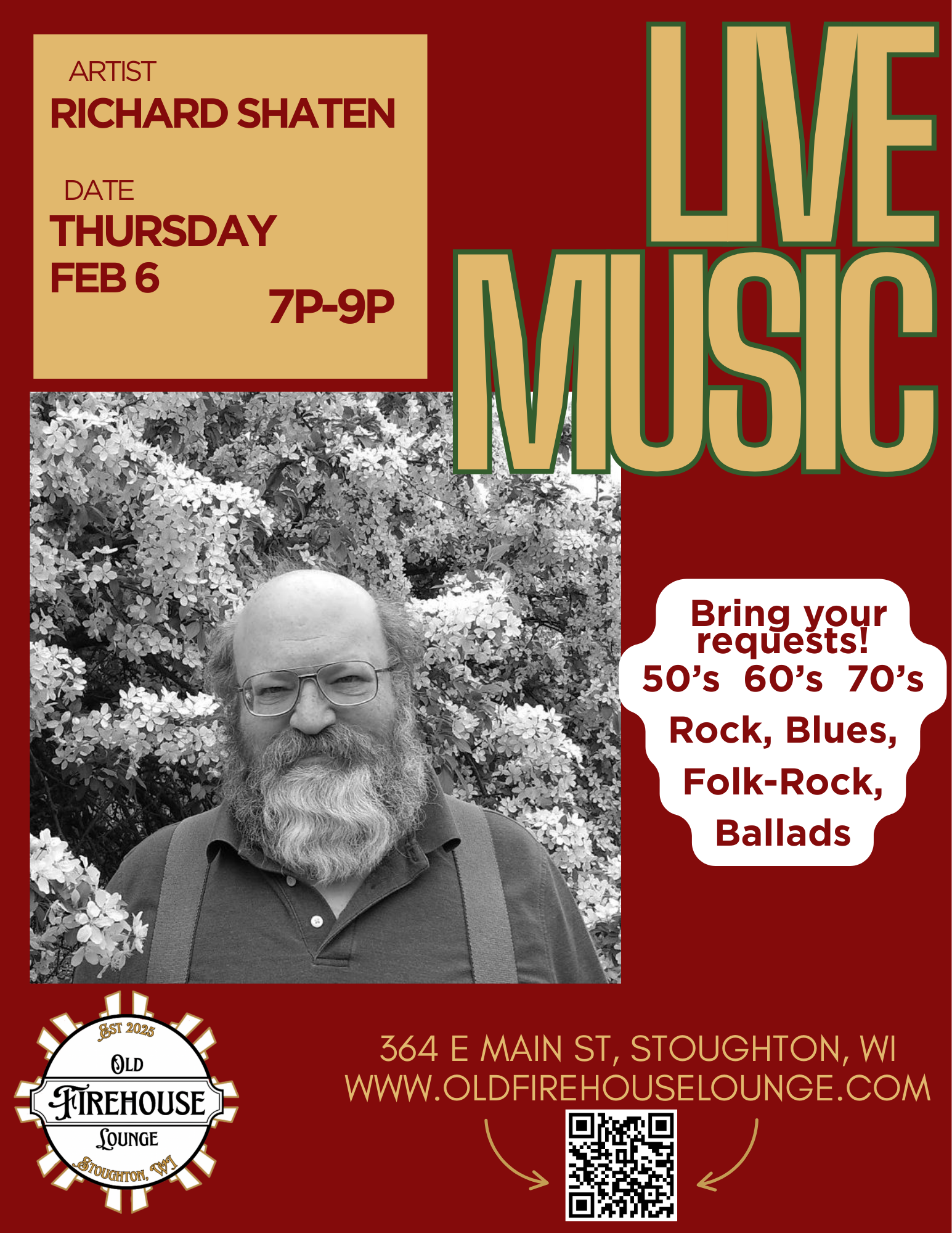 Richard Shaten: Piano and Voice - Bring your requests!