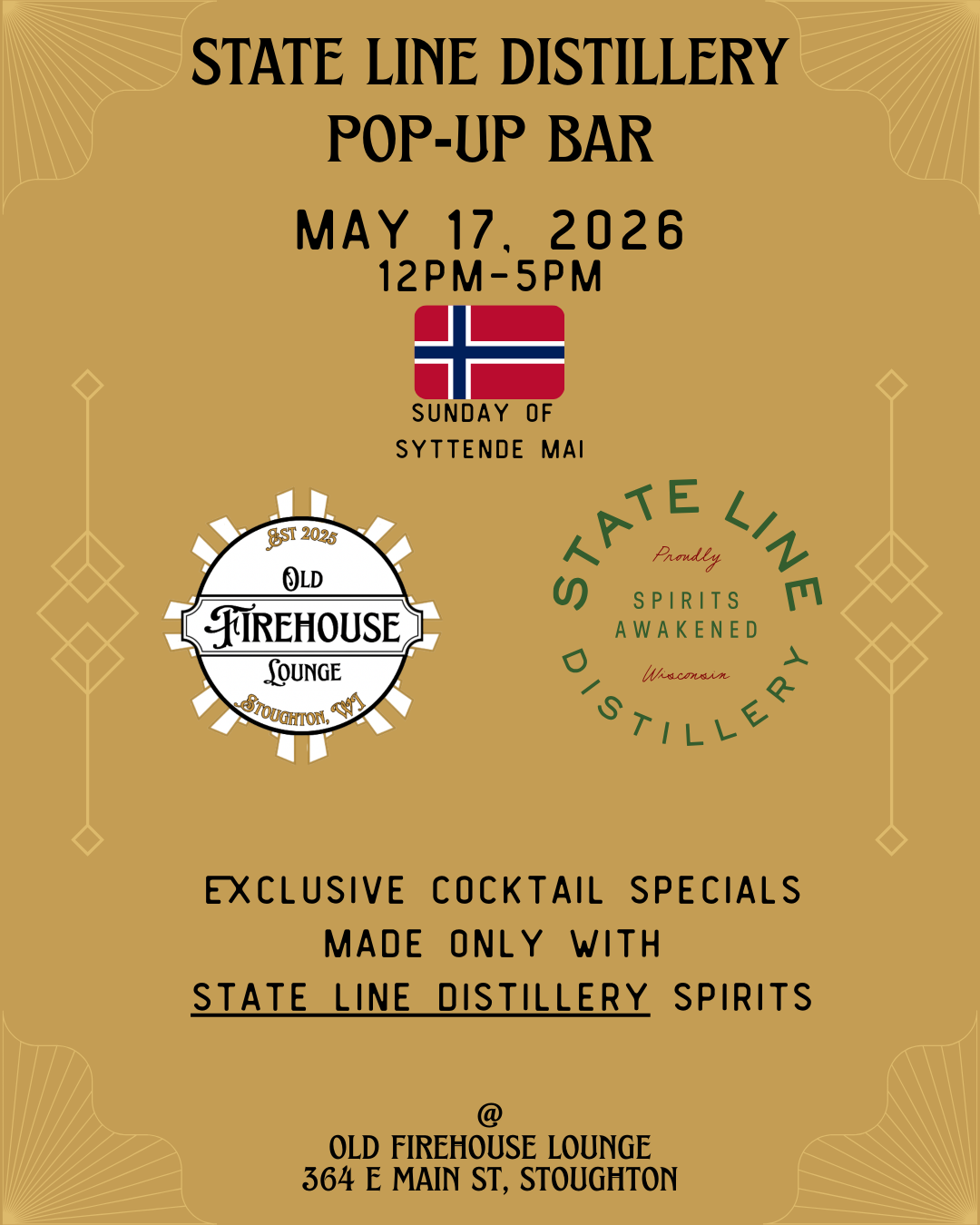 State Line Distillery Pop-Up Bar