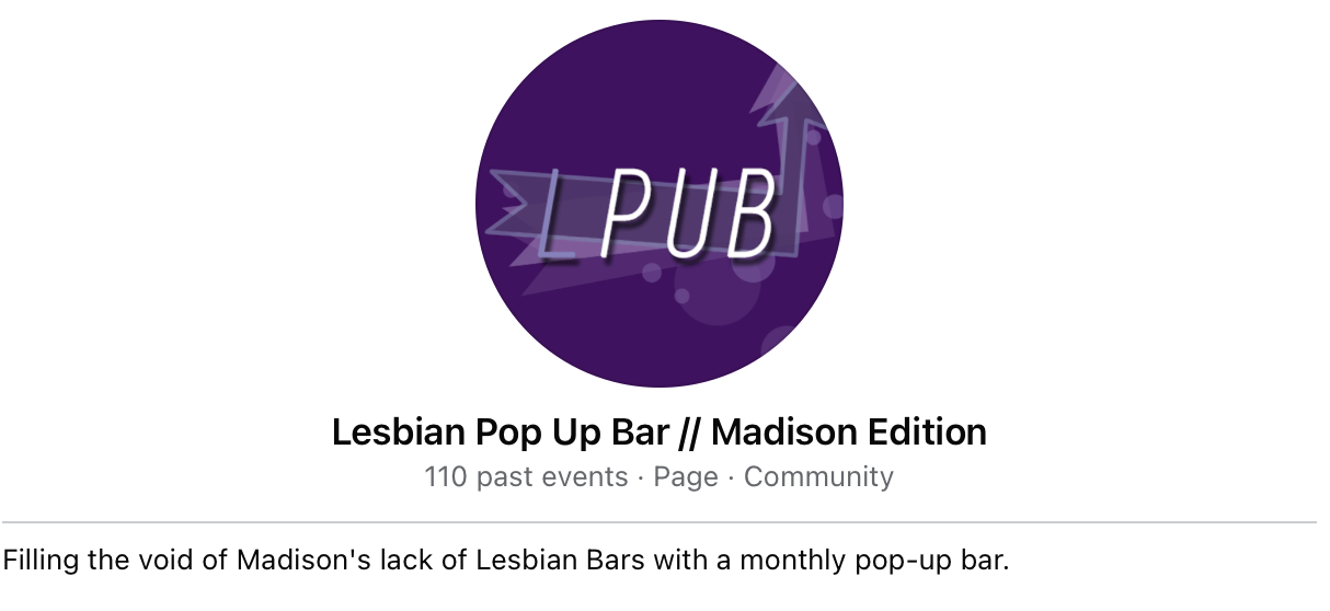 Lesbian Pop-Up Bar @ Old Firehouse Lounge