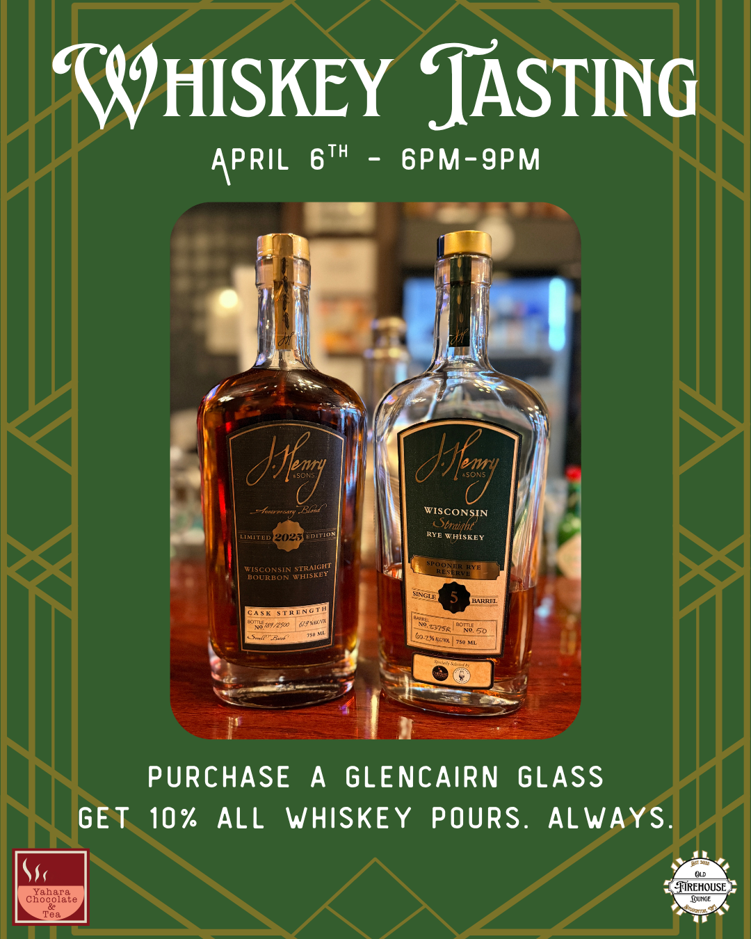 Whiskey Tasting - J. Henry Anniversary