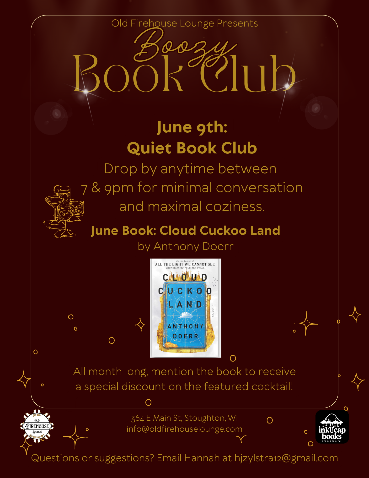 Boozy Book Club - Cloud Cuckoo Land - Silent