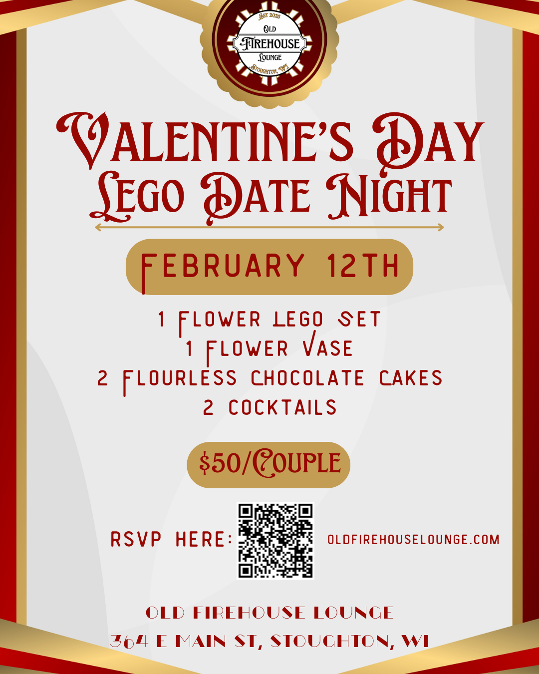 Valentine's Day Lego Date Night