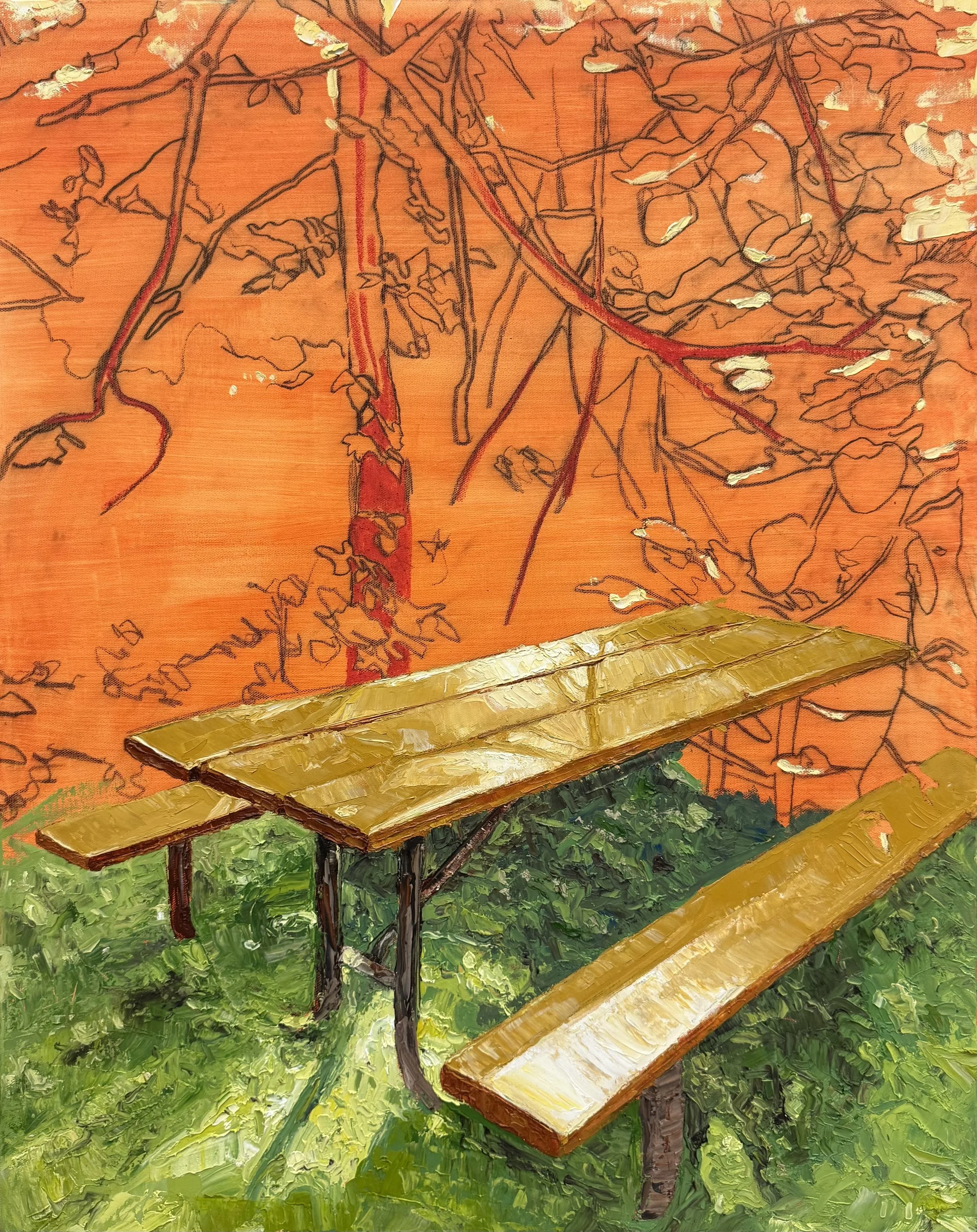 "Intervention", 2025, Oil on Canvas, 24" x 30"