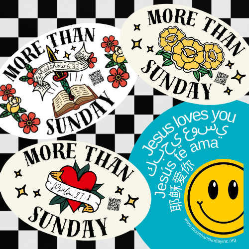 More Than Sunday Sticker Pack