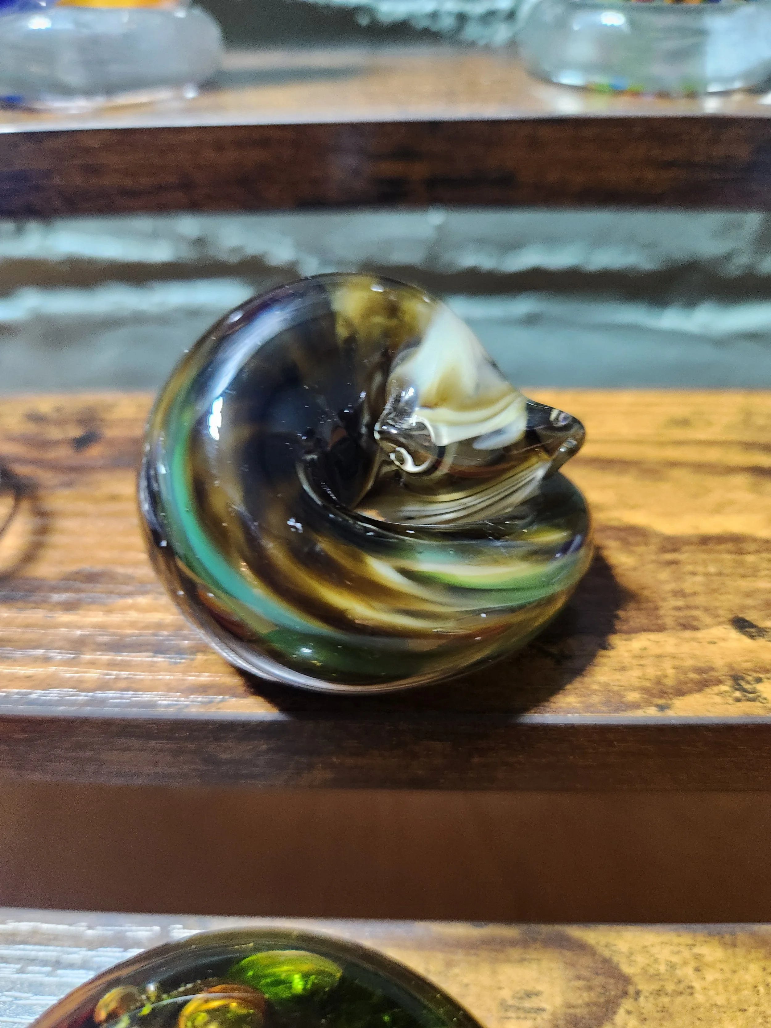 Memorial Glass - Sleeping Cat