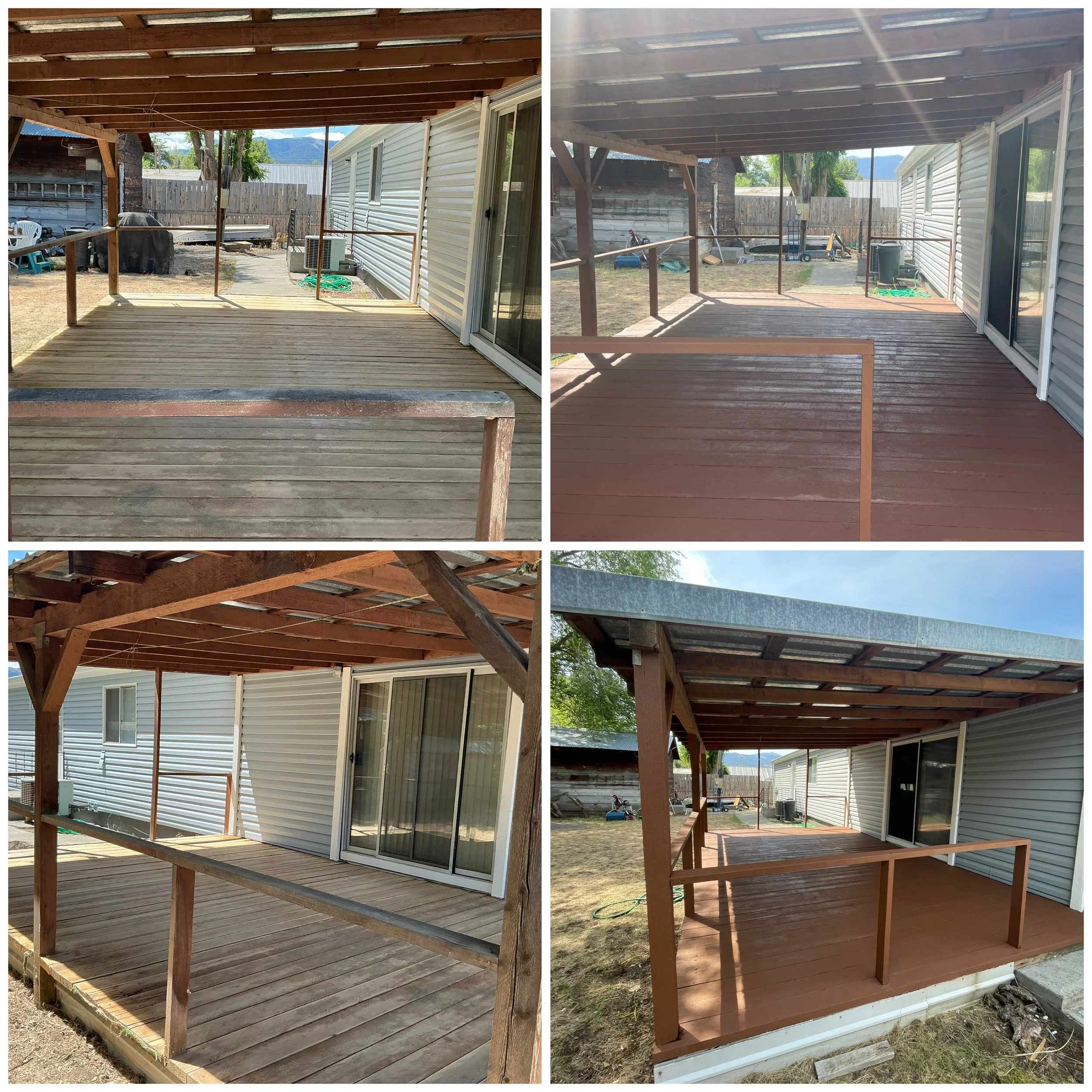 Deck Sand, Repair, and Finish. 2025