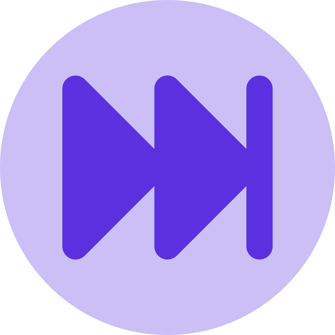 A large purple circle with faint lines and patterns inside.