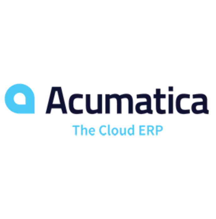The Acumatica logo with the tagline 'The Cloud ERP' underneath.