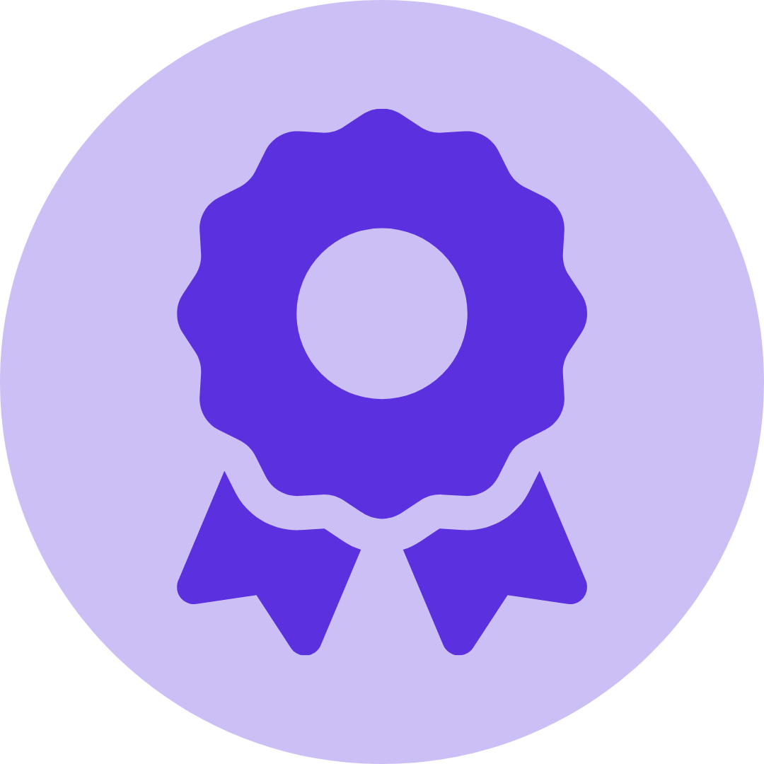 A blue circular-shaped heatmap with varying intensity of purple shades in a symmetrical pattern.