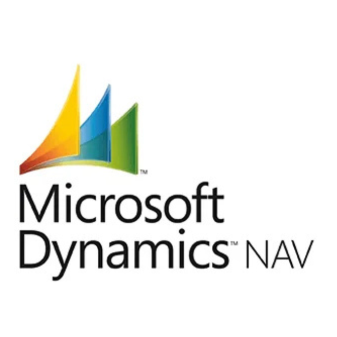 Microsoft Dynamics NAV logo with colorful sailboat design.