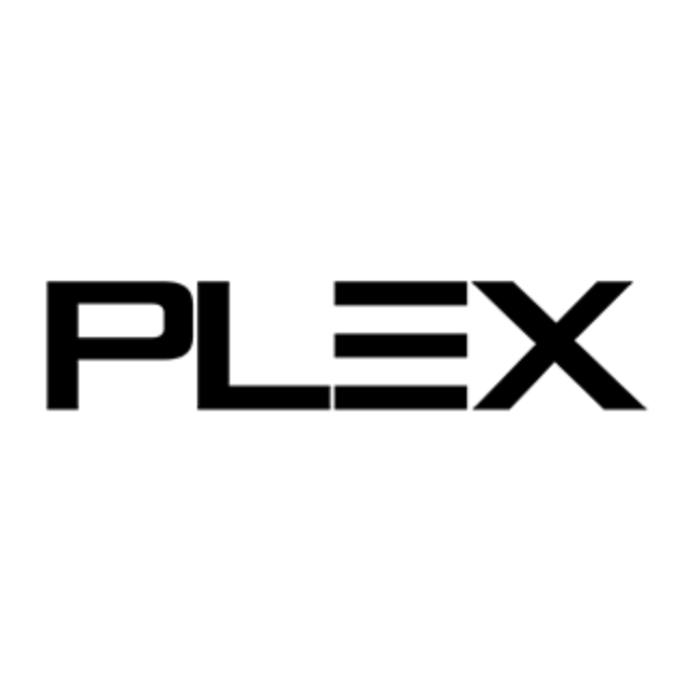 Plex logo in black text on white background.