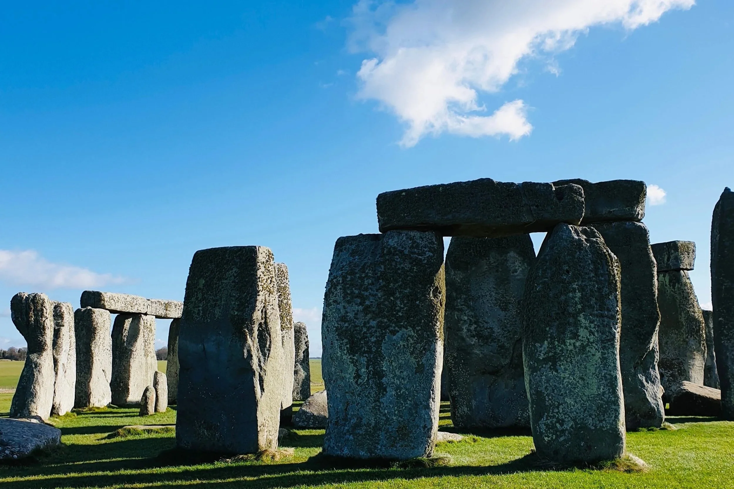 Stonehenge, Old Sarum, and Salisbury Cathedral (Wiltshire County, England)