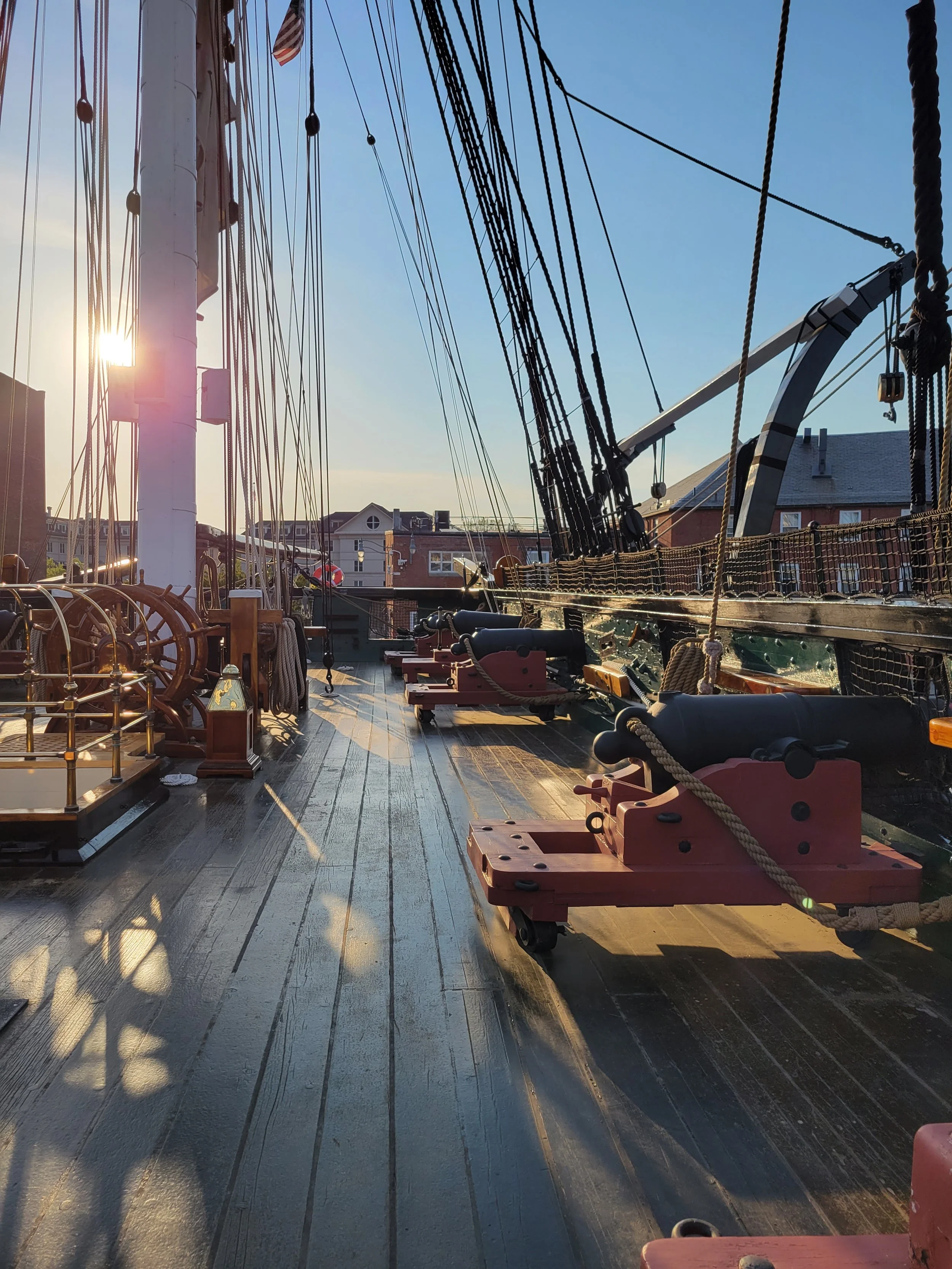 Deck of the USS Constitution