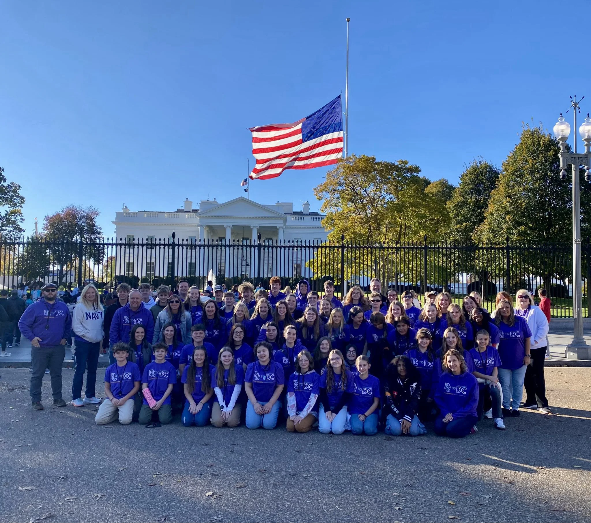 Group Photo in front of the White House