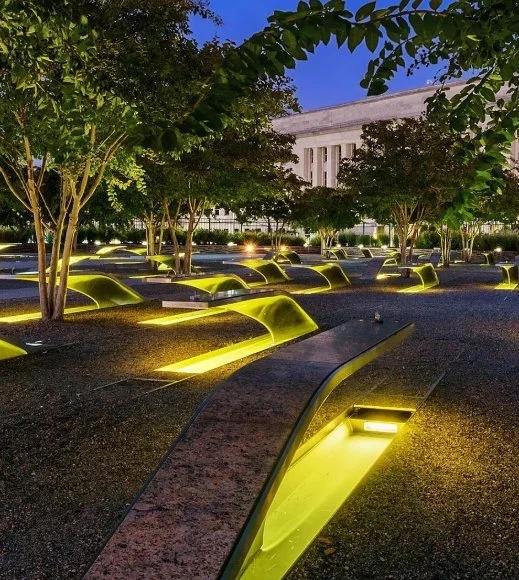 pentagon memorial benches