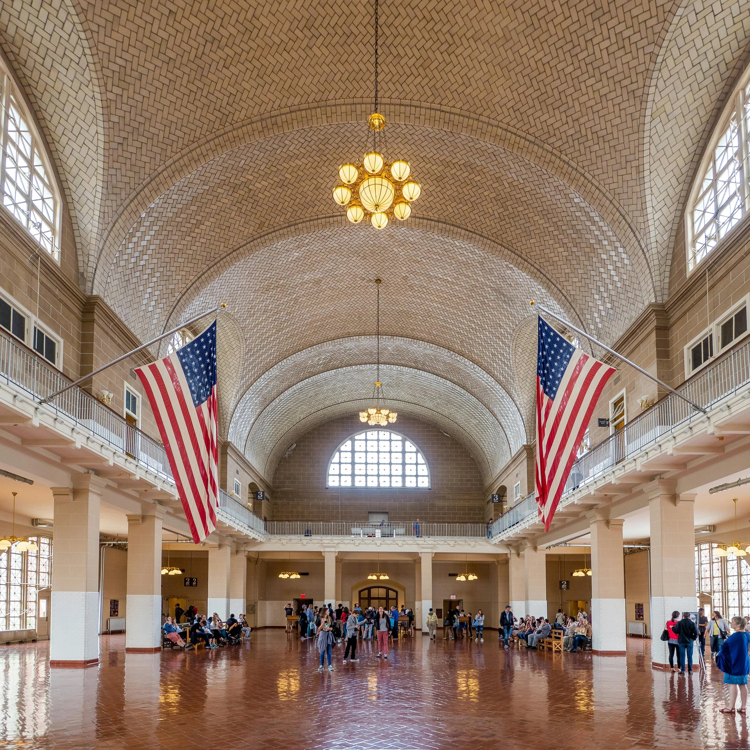 Ellis Island's Great Hall