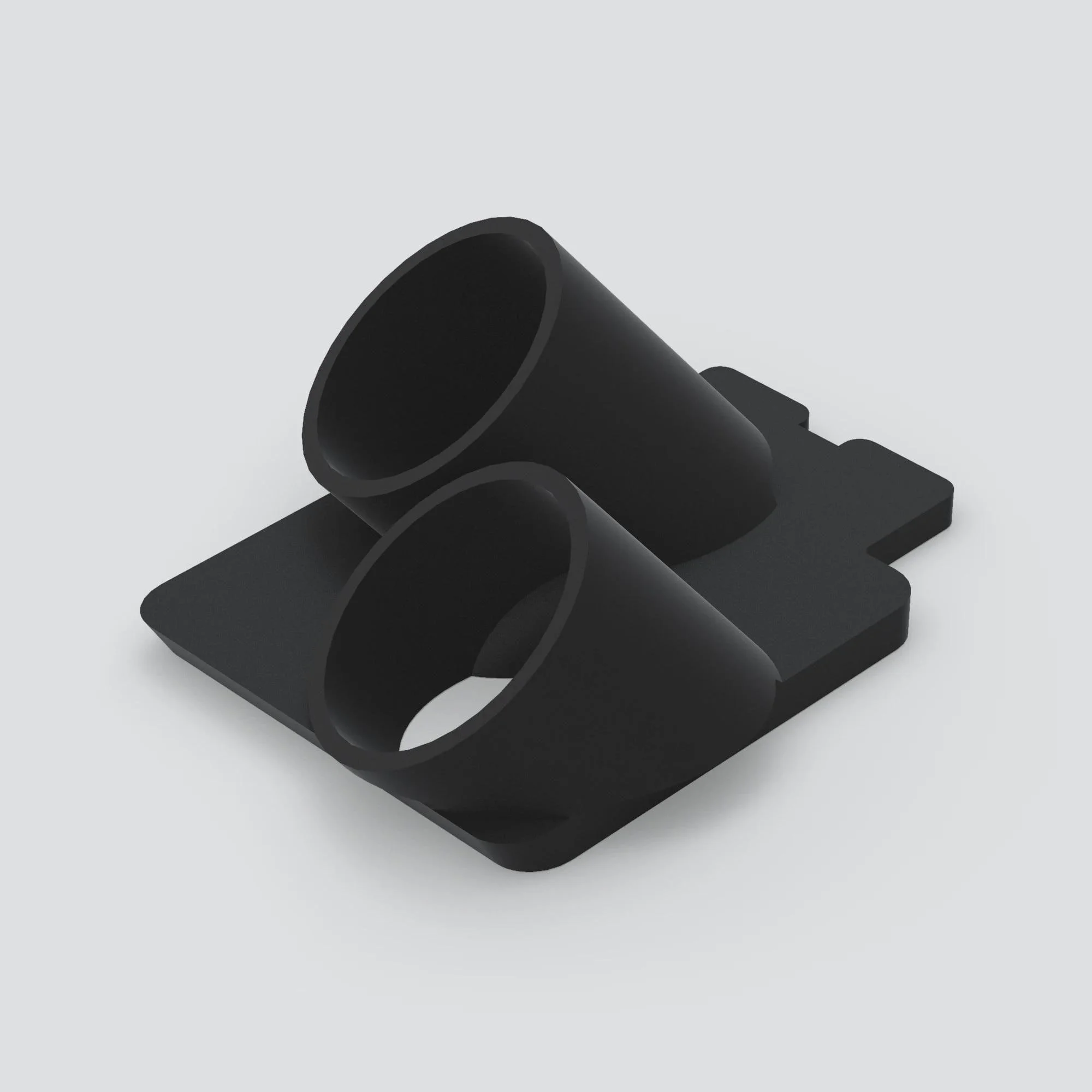 Double 52mm Ashtray Gauge Pod for Mitsubishi Lancer Evolution 7/8/9