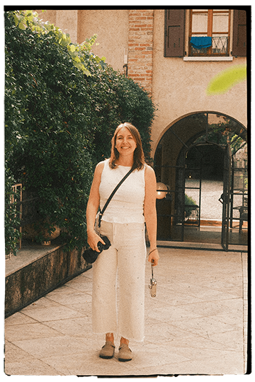 Portrait of Julia, wedding photographer based in Leipzig, Germany, working in Italy