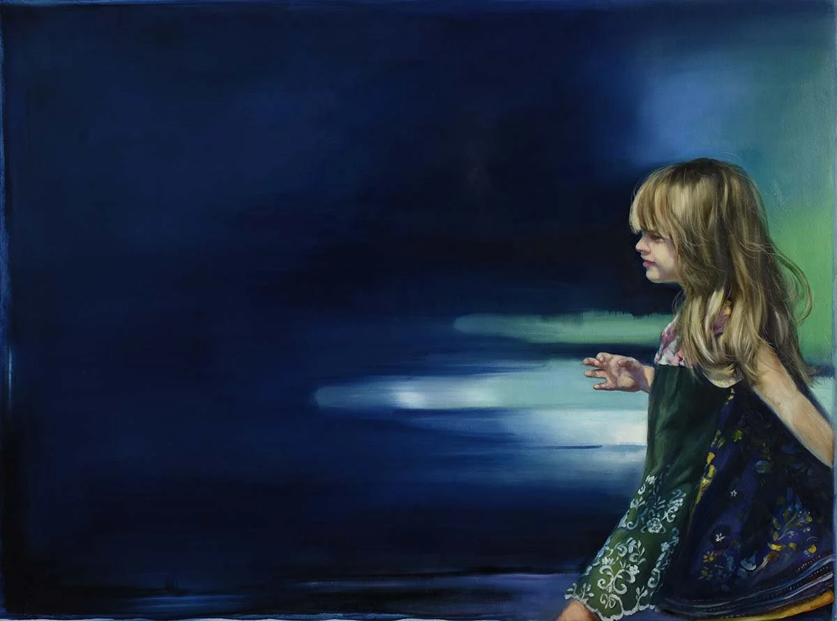 Oil on Canvas 48 BY 36 inches Nina Koba portrait collection