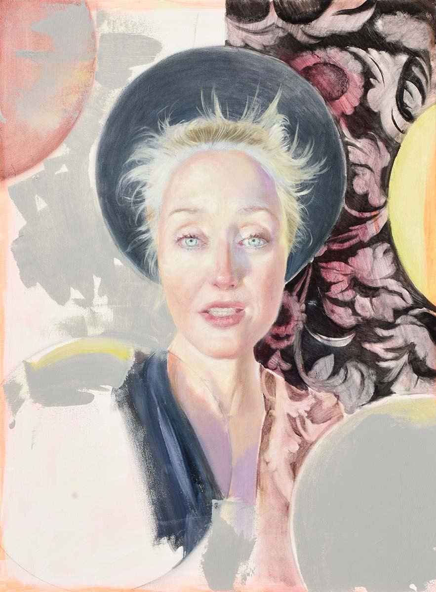 My Friend Rebekah is an oil on canva portrait from BC artist Nina Koba