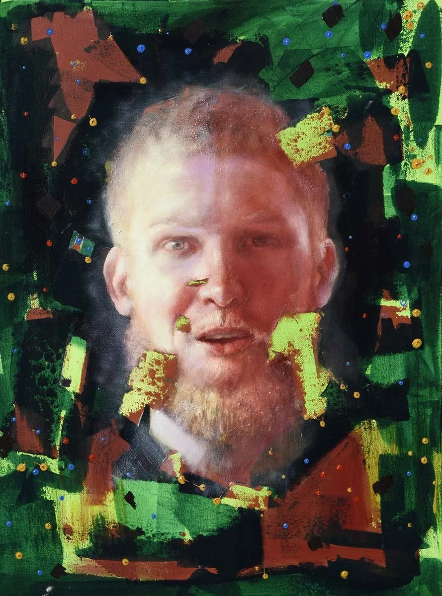 Jonas Oil on Canva Portrait Nina Koba British Columbia Artist