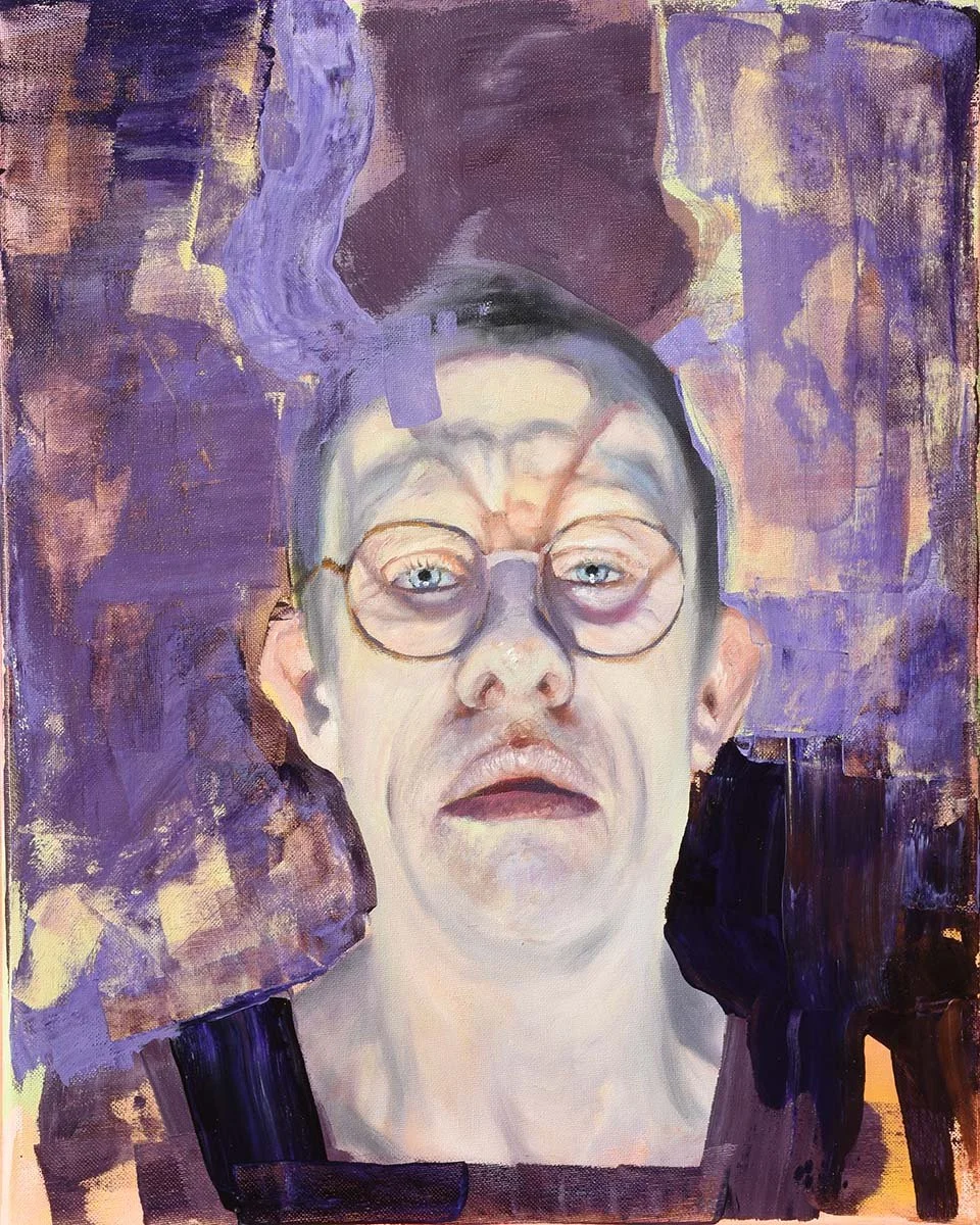 Realistic portrait from my oil on canvas collection Faces of my TikTok by Nina Koba