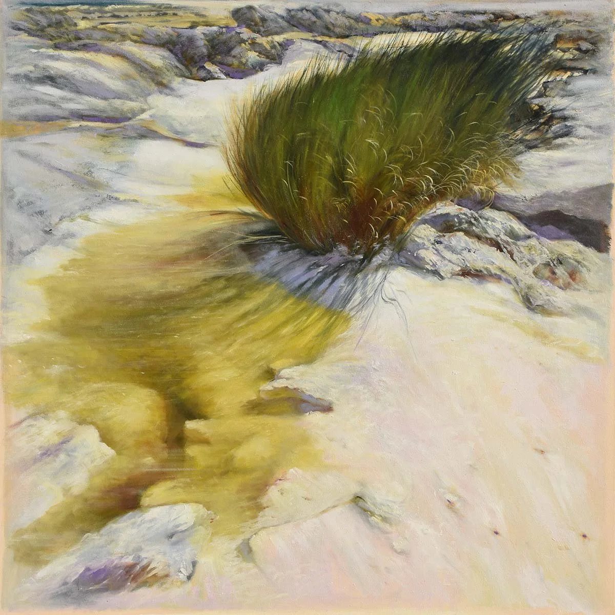 Oil on Canva from Vancouver Local artist Nina Koba, a landscape from beautiful Britisth Columbia.