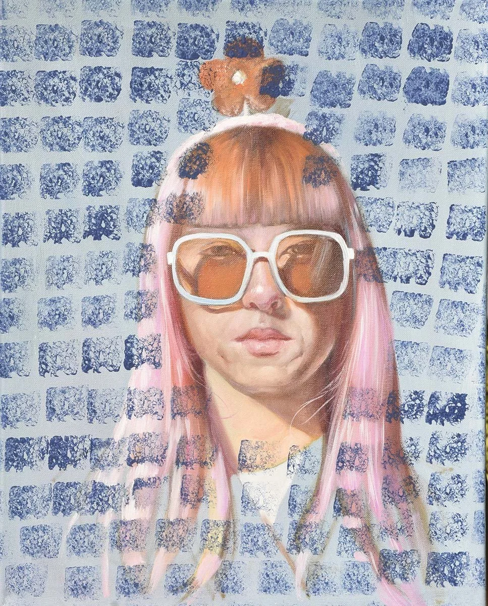 Oil on Canvas portrait collection Faces of Tik Tok by Nina Koba