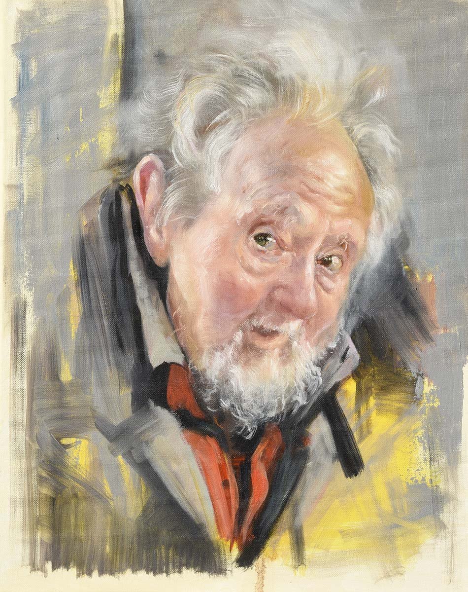 Oil on Canvas from my Faces of TikTok Collection in Vancouver BC by Nina Koba
