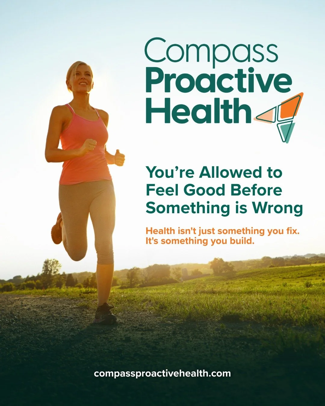 You don't have to wait until something hurts to start taking care of yourself.

Healthcare can also be about maintaining the things that are already working, building strength and mobility, managing stress, understanding your body, and creating habit