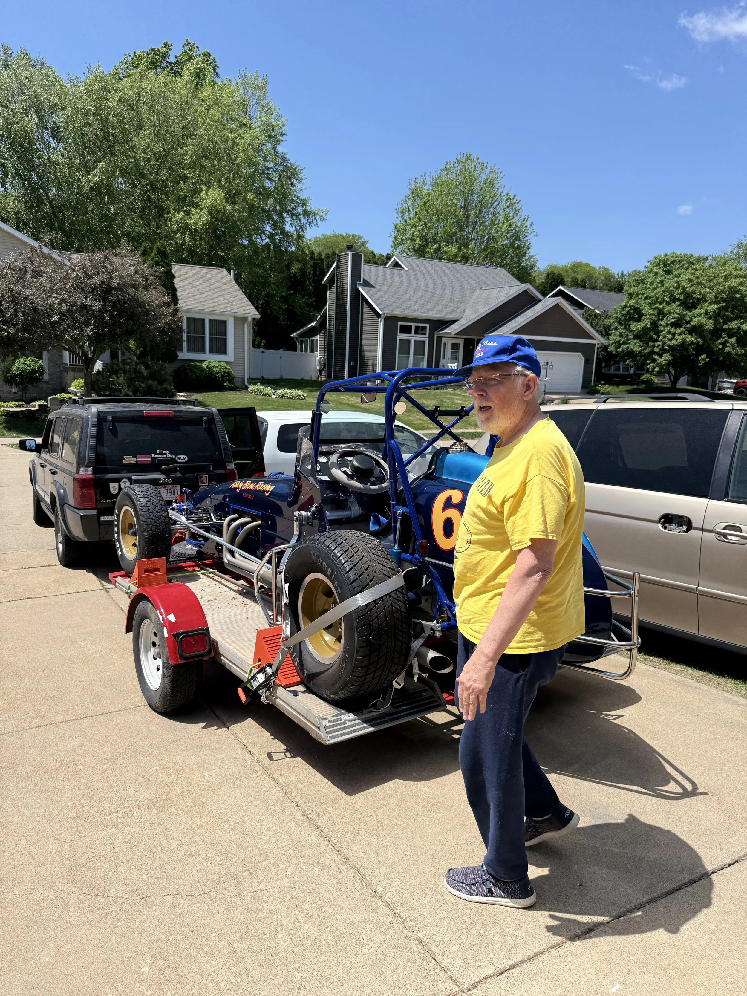 Off to its next home