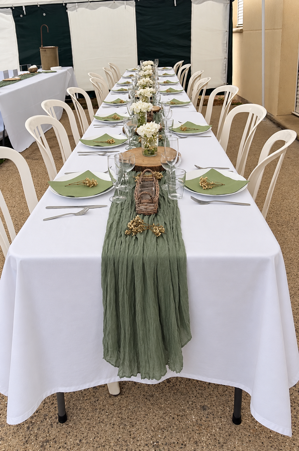 Table rectangulaire pliante