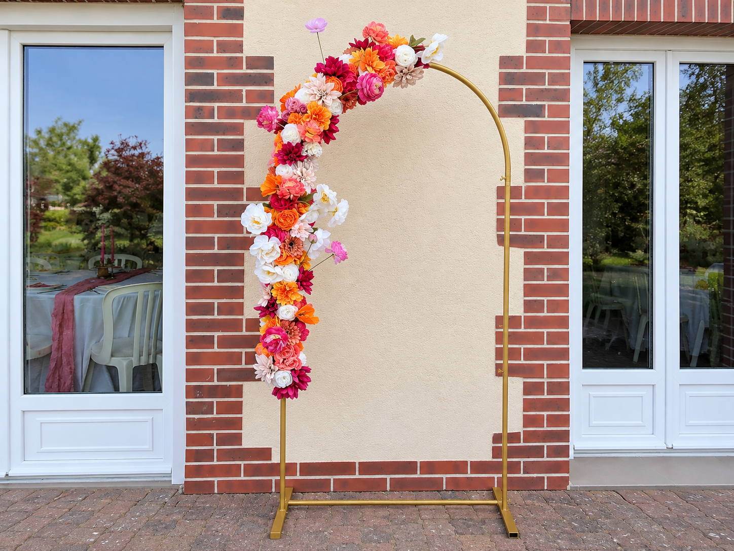 Composition florale artificielle pour arche