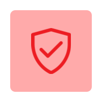 A shield with a checkmark on it, symbolizing security or protection.