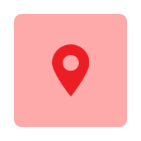 Red map marker icon