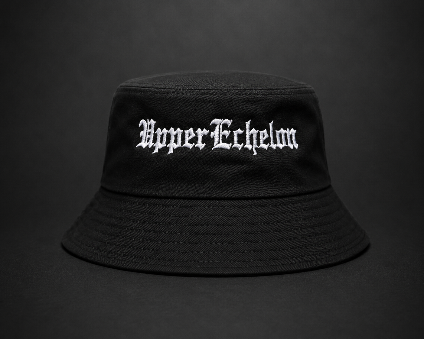 Upper Echelon Old English Bucket Hat
