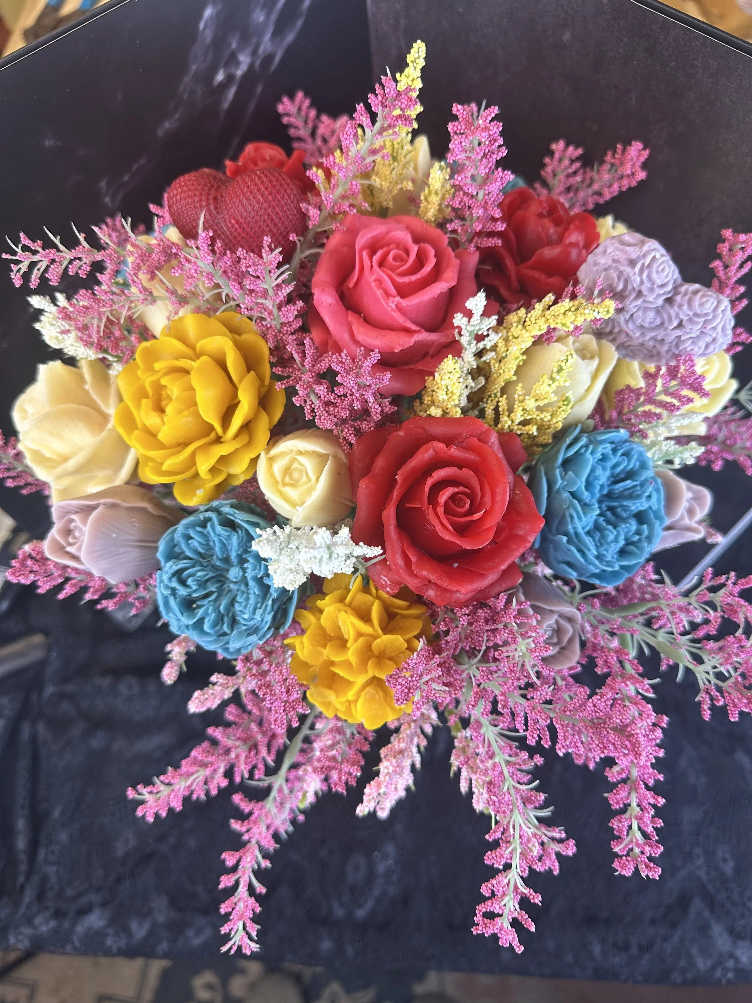 Wax Flower Talavera Bouqet - 20 Stems