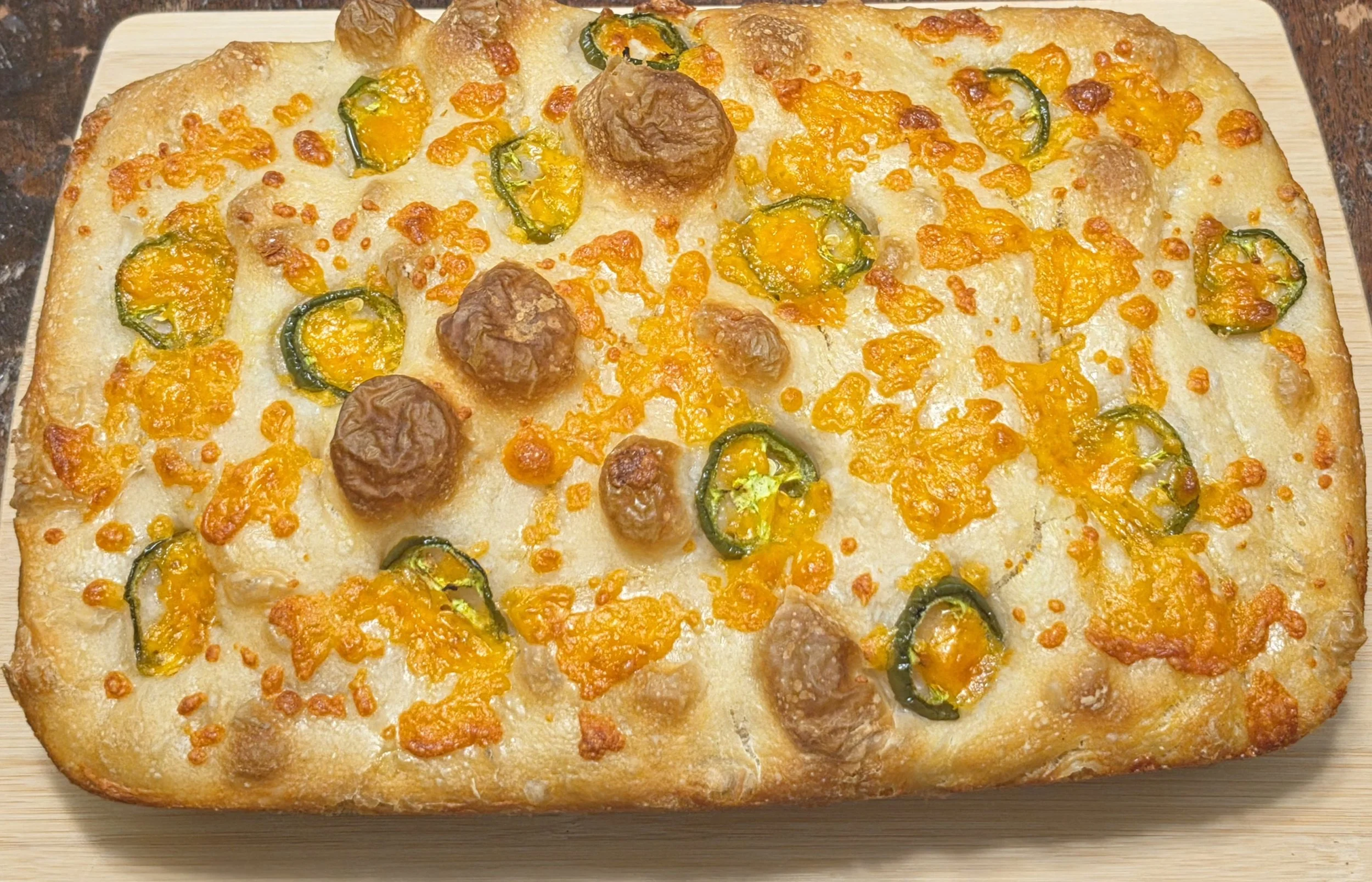Jalapeño-Cheddar Focaccia