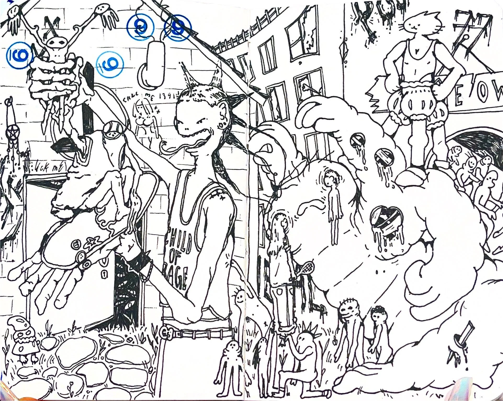 World domination- Pen and ink