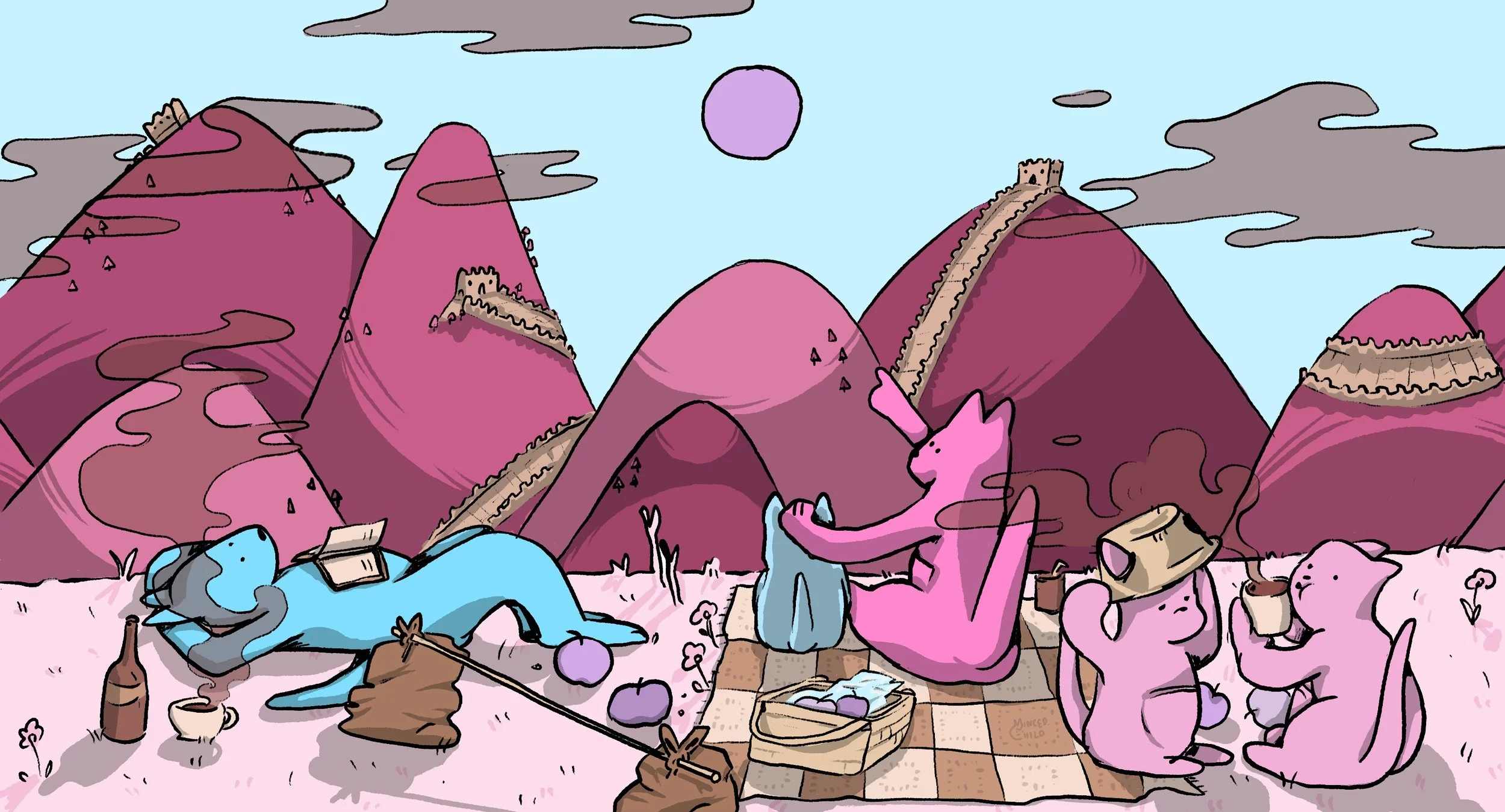 Chinese Coffee design- Commissioned by Meet Coffee