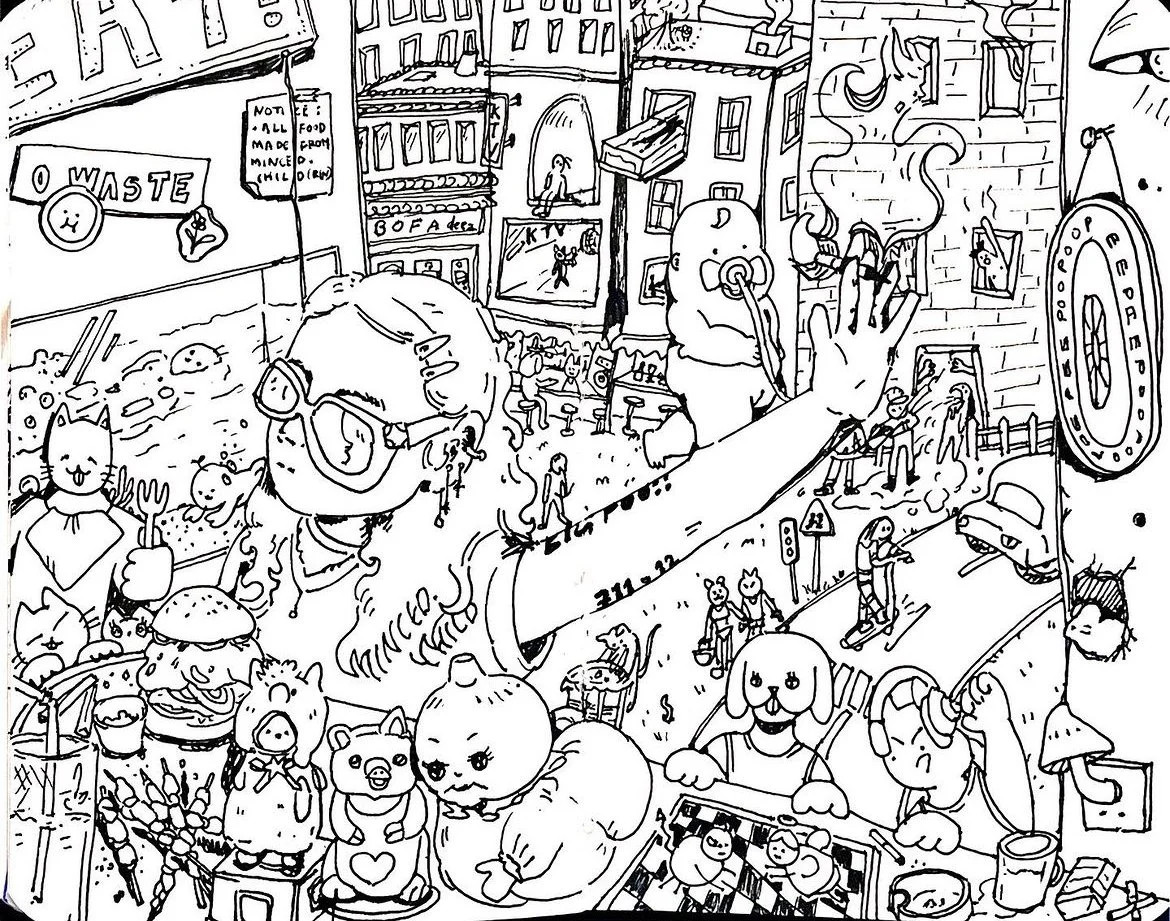 Objects in my life- Pen and ink