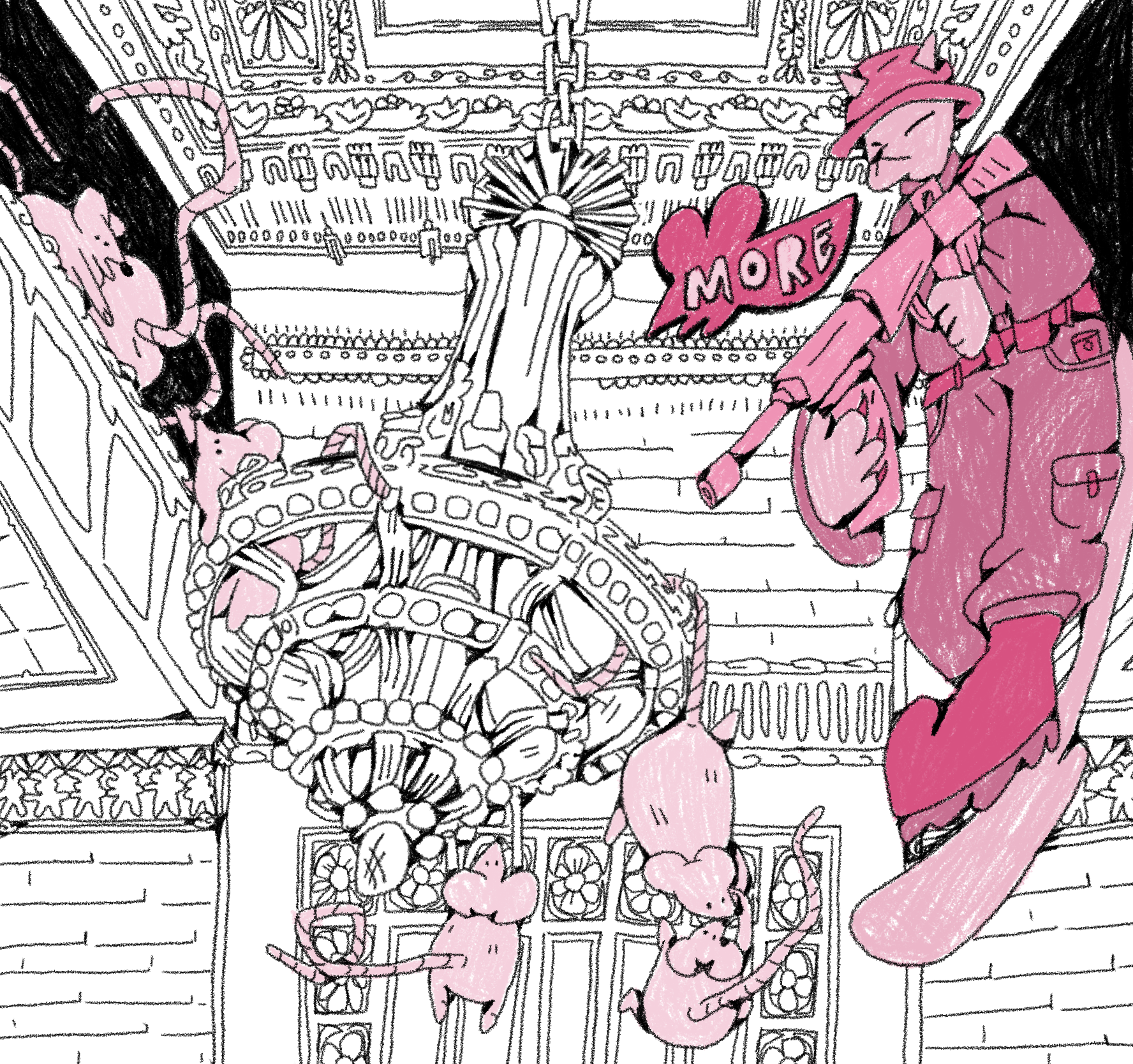 Triptych Comic: Grand Central Infe(station) "More!"