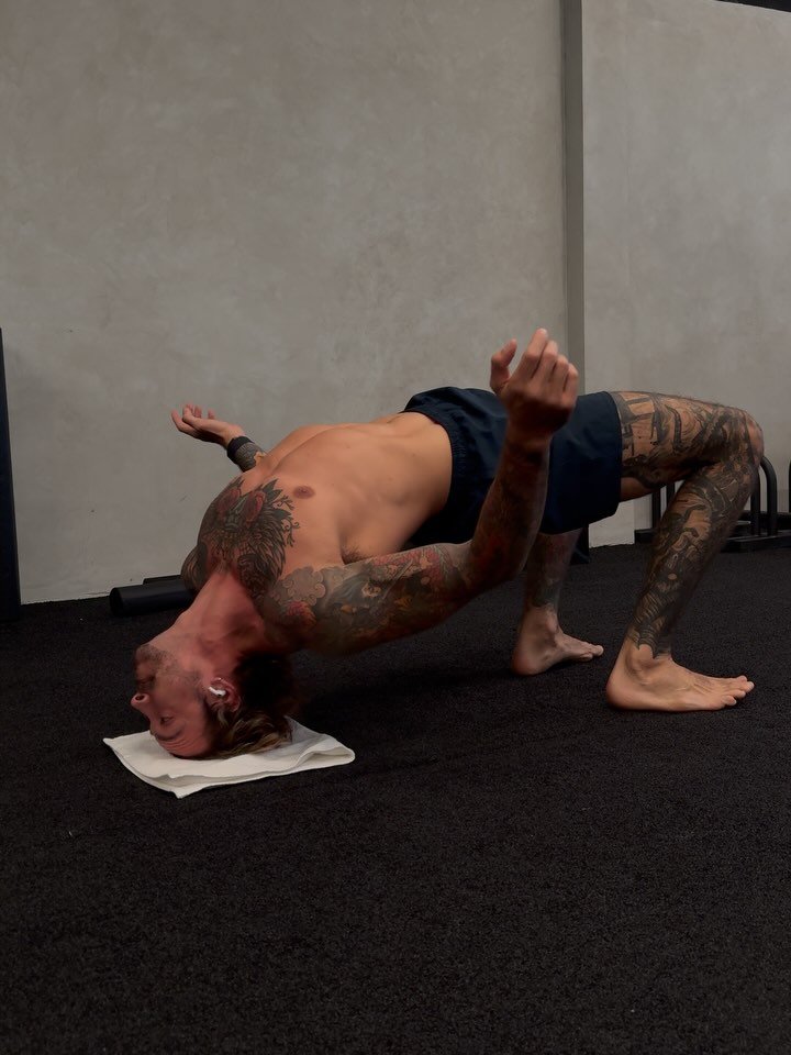 Do you get neck pain?

But have you ever trained your neck or scapular tissues?

This is just an opinion&mdash;an observation from my understanding: 
When you stop providing stimulation through a specific pattern, muscle, tendon, or ligament&mdash;wh