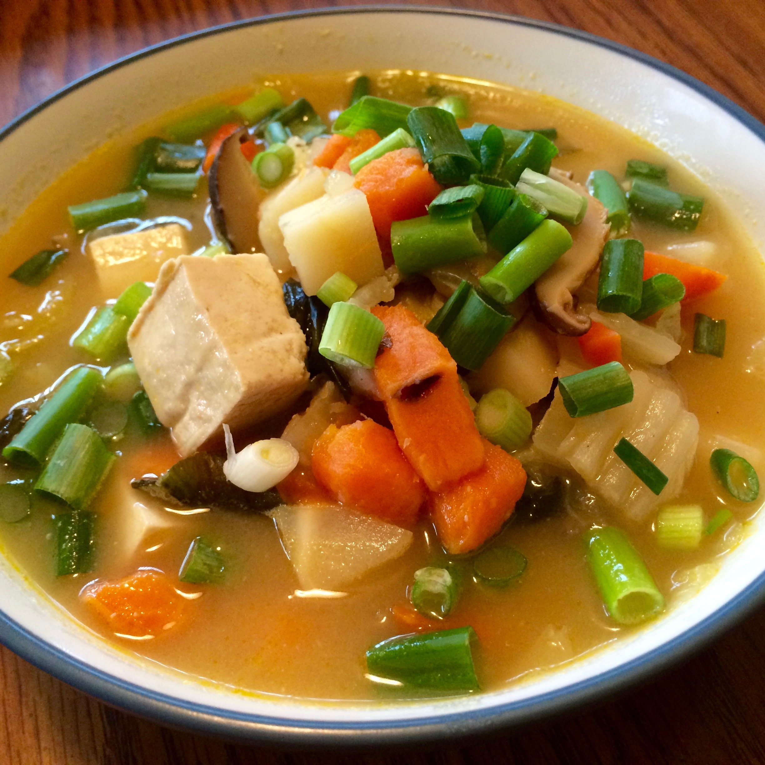 Hearty Miso Chowder for Healthy Digestion